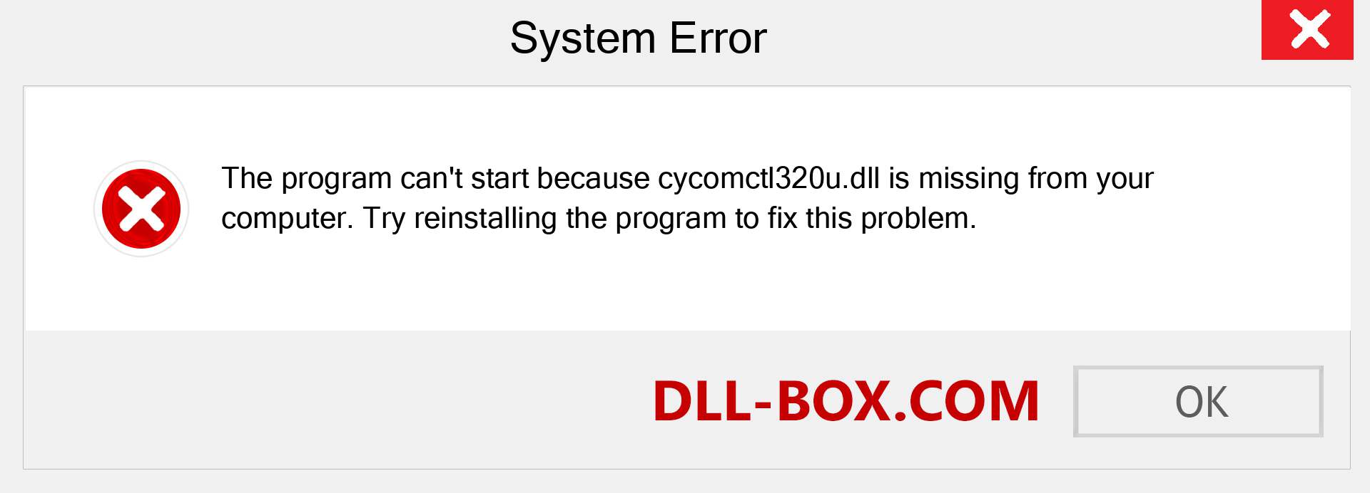  cycomctl320u.dll file is missing?. Download for Windows 7, 8, 10 - Fix  cycomctl320u dll Missing Error on Windows, photos, images
